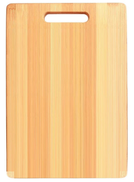 Chopping Board Large Natural Bamboo Wood Chopping Cutting Board For Kitchen  Vegetables, Fruits And Cheese Eco-Friendly Anti-Microbial (36 X 26cm) 