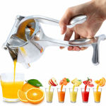 Picture of Heavy Duty Aluminium Manual Fruit Juicer Manual Citrus Press Juicer For Grapefruits Lemon, Orange Press Squeezer (Silver)