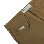 Picture of Men's Solid Brown Regular Strechable Fit Jeans