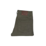 Picture of Men's Solid Green Regular Slim Fit Jeans