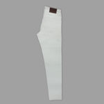 Picture of Men's Solid White Regular Slim Fit Jeans