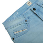 Picture of Men's Light Blue Regular Stretchable Jeans