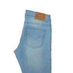 Picture of Men's Light Blue Regular Stretchable Jeans