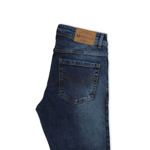 Picture of Men's Blackish Blue Regular Stretchable Jeans