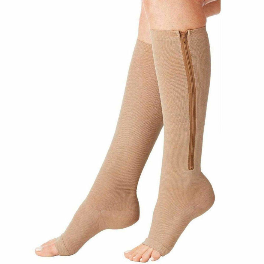Picture of Zip Socks, Easy To Put & Take Off | Compression Support |
