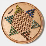 Picture of Chinese Checkers Game | Halma Move | Wooden Board Game