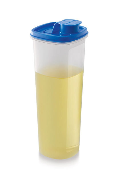 Easy Flow Plastic Oil Container, Bpa Free Plastic Oil Dispenser Bottle (1  Litre, Blue) 
