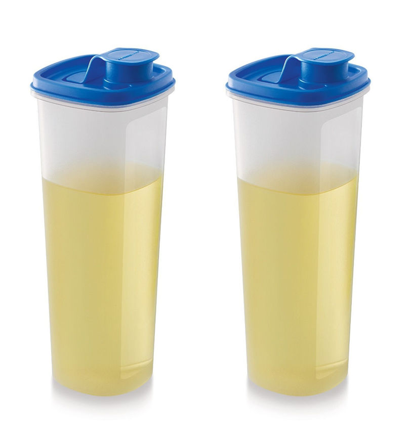 Picture of Easy Flow Plastic Oil Container, Bpa Free Plastic Oil Dispenser Bottle (1 Litre, Blue)