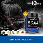 Picture of Healthoxide Bcaa 7000 Amino Acid Instantized 2:1:1 Powder - 300 Gm (Black Current)