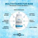 Picture of Healthoxide Multivitamins For Men With 54 Total Nutrients For Daily Health – 60 Veg Tablets (60 Tablets)