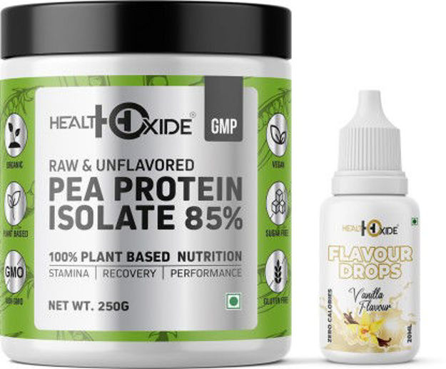 Picture of Healthoxide Pea Protein Isolate 80% - Unflavoured – 250 GR