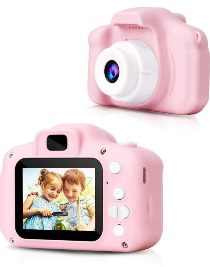 Picture of Kids Digital Camera, Web Camera For Computer Child Video Recorder Camera Full Hd 1080p Handy Portable Camera 2.0 Screen, With Inbuilt Games For Kids (Pink) Bb15
