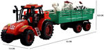 Picture of Super Tractor with Real Looking 3 Pcs Animal Trolley Toy for Kids