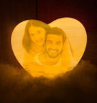 Picture of Customized Heart Moon Lamp