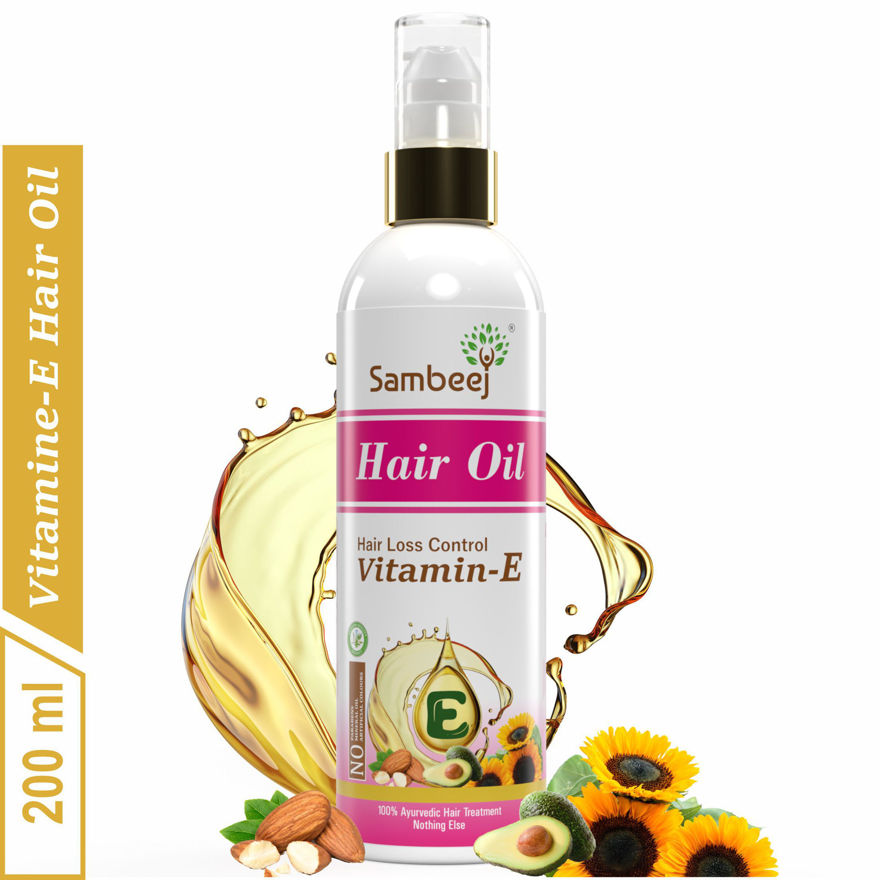 Picture of Vitamin E Damage Repair Non-Sticky Hair Oil (200 Ml)