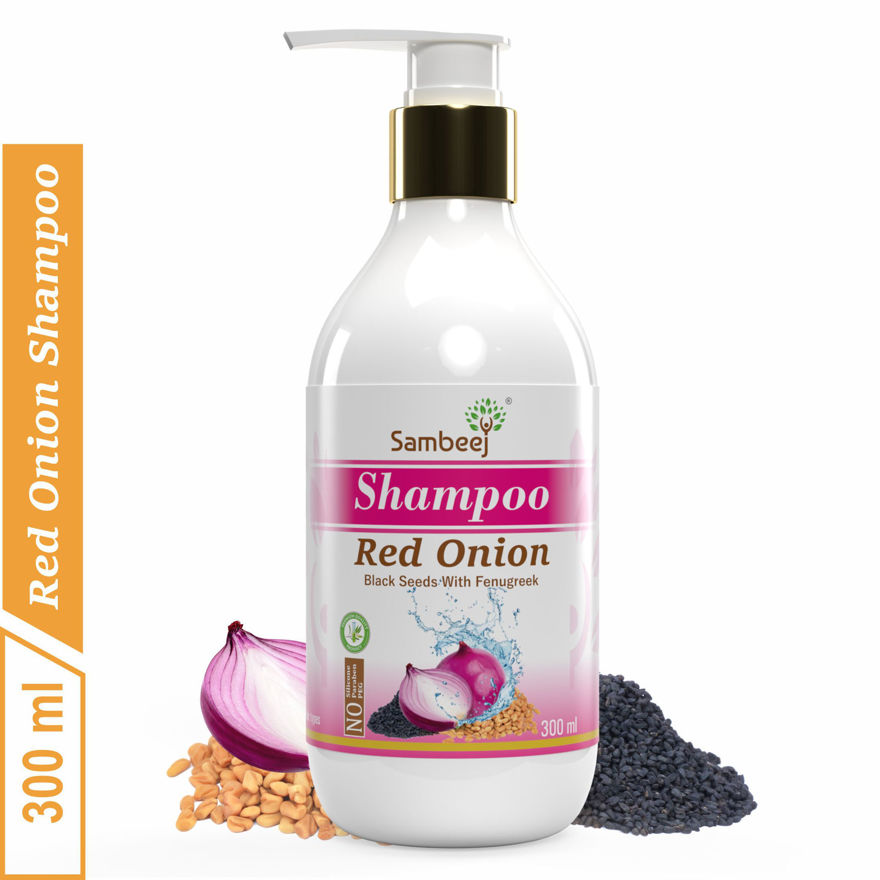 Picture of Onion Shampoo With Black Seed And Fenugreek For Hair Growth (300 Ml)