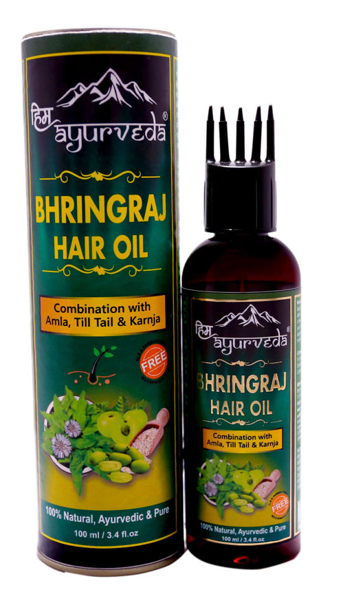 Picture of Bhringraj Hair Oil, Reduces Hair Fall And Grows - Ayurvedic