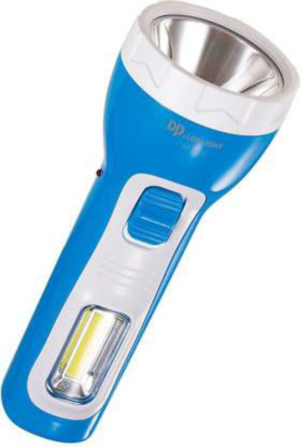 Picture of Dp Led 9122 Torch  (Blue, Red : Rechargeable)