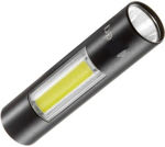 Picture of Dp 571 (Rechargeable Led Metal Torch) Torch  (Black : Rechargeable)