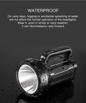 Picture of Long Range Led Rechargeable Searchlight Dp-7045b Light Torch Torch (Black : Rechargeable)