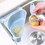 Picture of Kitchen Triangle Sink Filter Corner Sink Drain Strainer Basket