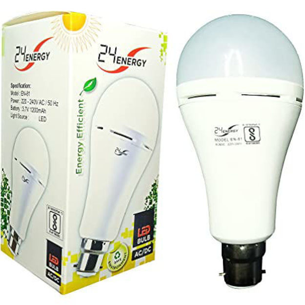 Picture of 24 Energy 40 Watt Inverter Rechargeable Emergency Bulb Pack Of 1