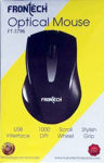 Picture of Frontech Ft-3796 Wired Optical Mouse (Usb 2.0, Black)