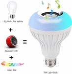 Picture of Led Rgb Bluetooth Speaker Bulb Wireless Music Playing Light Lamp