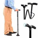 Picture of Portable Aluminium Alloy Handle Dependable Professional Walking Stick