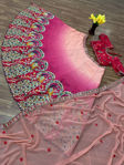 Picture of Multicolour Colour Dulhan Lehenga Choli For Wedding With Heavy Embroidery, Butterfly Net & Fancy Border Work