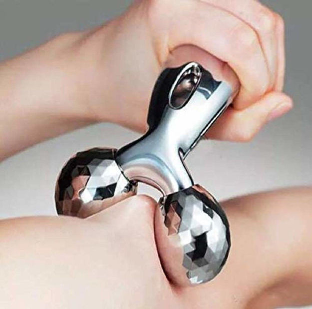 Picture of 360 Rotate Silver 3d Massager Roller