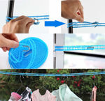 Picture of 5 Meter Clothes Lines Windproof Laundry Line For Outdoor Indoor Home