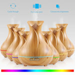 Picture of Big Port Wood Grain Vase Style Humidifier