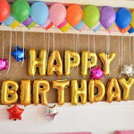 Picture of Decoration "Happy Birthday" Foil Balloon