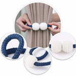 Picture of Decorative Rope Holdbacks Holder For Home Office Window Draperies