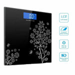 Picture of Electronic Thick Tempered Glass Lcd Display Health Body Weight Weighing Scales