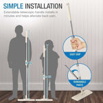 Picture of Heavy Quality Unique Microfiber Flat Mop With Bucket Magic Flat Mop