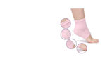 Picture of Heel Pain Relief Silicone Gel Pad Heel Protector Socks for Men And Women