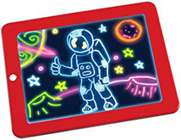 Picture of Kids Learning Drawing Magic Pad Light Up Drawing Pad Board
