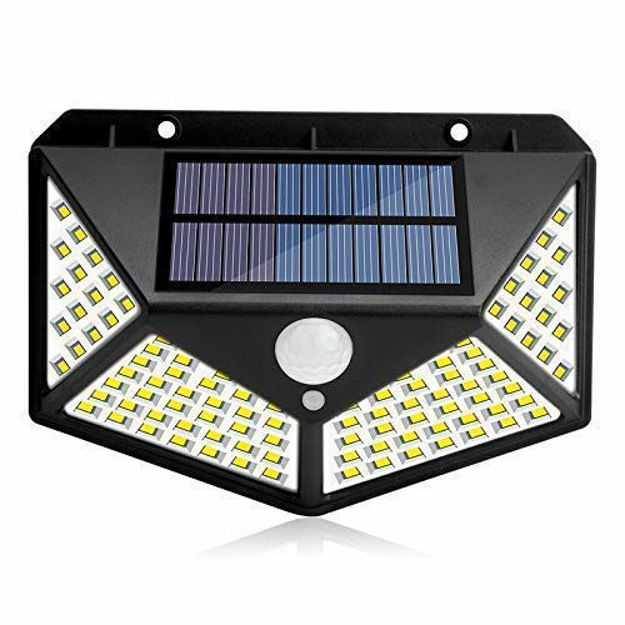 Picture of Led Bright Outdoor Security Lights With Motion Sensor Solar Powered Light