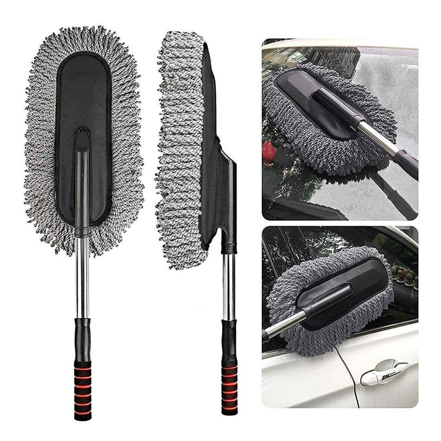 Picture of Microfiber Flexible Dry/Wet Duster Car Wash Brush With Expandable Handle