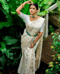Picture of Rashmi Archaic Traditional Kanchi Soft Silk Sari With Attached Blouse