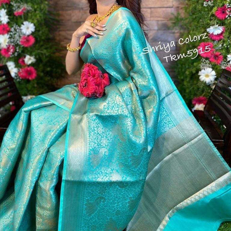 Picture of Shriya More Archaic Traditional Kanchi Soft Silk Sari With Attached Blouse