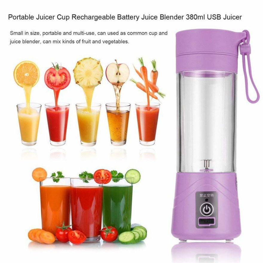 Picture of Portable Electric Single Usb Juice Maker Juicer Bottle