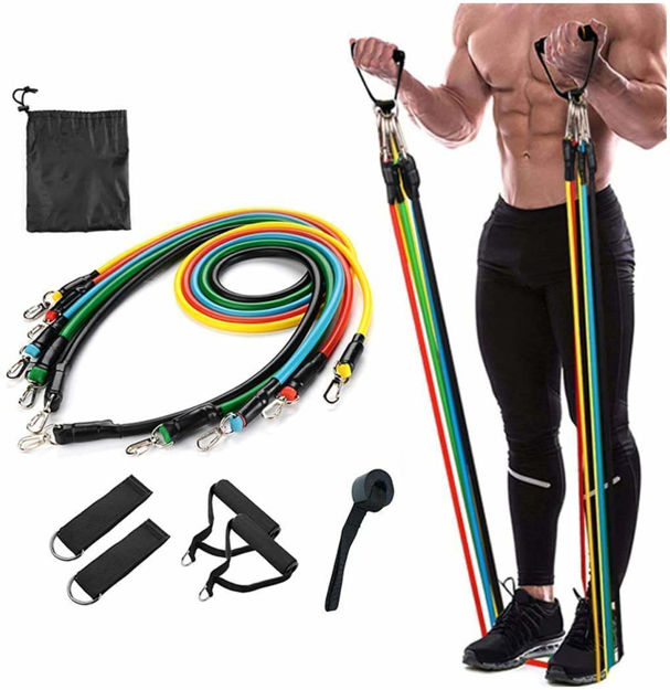 Picture of Resistance Bands Portable Exercise Elastic Gym Bands