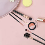Picture of Set Of 5 Pcs Complete Makeup Mini Brush Kit Eye/Lips/Face Makeup Brush