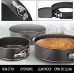 Picture of Teflon Coated Bottom Removable Round 3 Piece Cake Mould Set