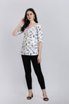 Picture of Inventive New Cotton Tops White Color(Variable Pattern)