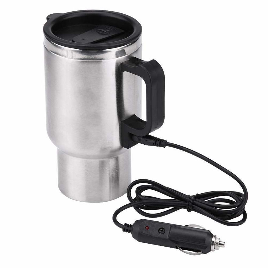 Picture of Stainless Steel 12v Car Charging Electric Mug