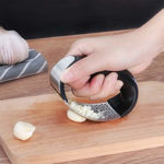 Picture of Stainless Steel Garlic Press Crusher Kitchen Garlic Peeler